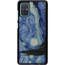 Coque Samsung Galaxy A71 - Tableau art - La Nuit étoilée - Van Gogh