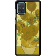 Samsung Galaxy A71 Case Hülle - Kunstbild - Sonnenblumen  - Van Gogh