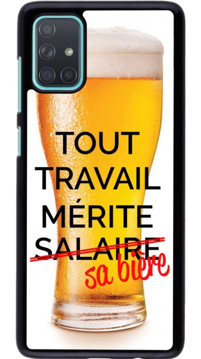 Hülle Samsung Galaxy A71 - Tout travail mérite sa bière