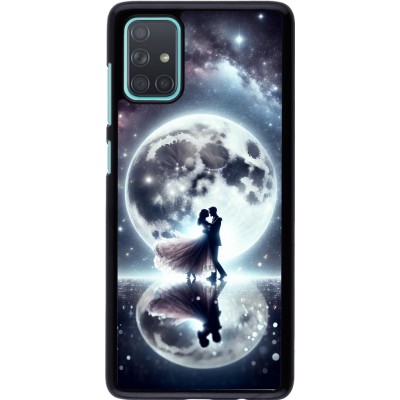 Coque Samsung Galaxy A71 - Valentine 2024 Love under the moon