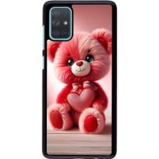 Coque Samsung Galaxy A71 - Valentine 2024 Ourson rose