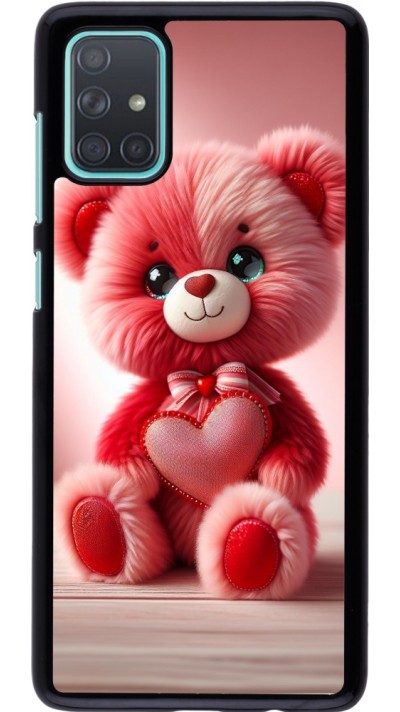 Coque Samsung Galaxy A71 - Valentine 2024 Ourson rose
