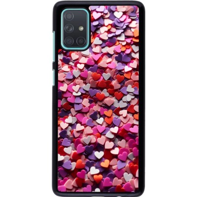 Coque Samsung Galaxy A71 - Valentine 2025 Confetti