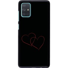 Samsung Galaxy A71 Case Hülle - Valentine 2023 attached heart