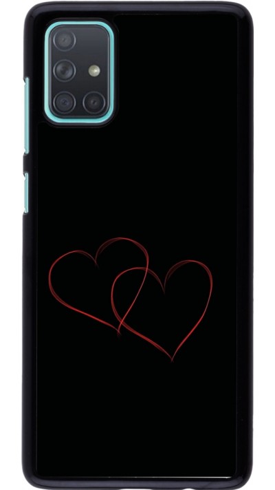 Coque Samsung Galaxy A71 - Valentine 2023 attached heart