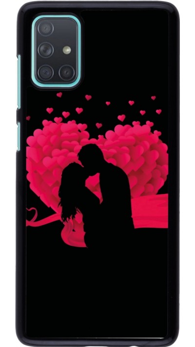 Coque Samsung Galaxy A71 - Valentine 2023 passionate kiss
