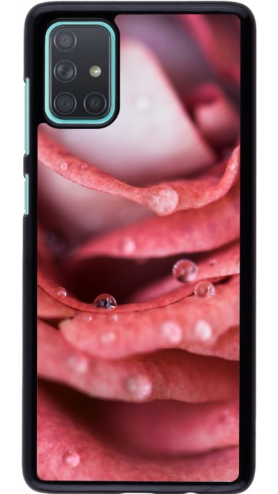 Coque Samsung Galaxy A71 - Valentine 2023 wet petals