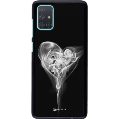 Hülle Samsung Galaxy A71 - Valentine 2022 Black Smoke