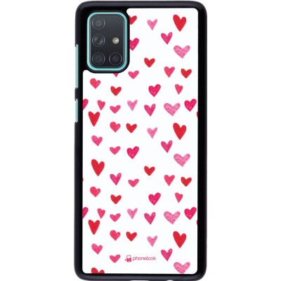 Hülle Samsung Galaxy A71 - Valentine 2022 Many pink hearts