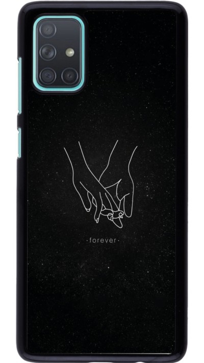 Coque Samsung Galaxy A71 - Valentine 2023 hands forever