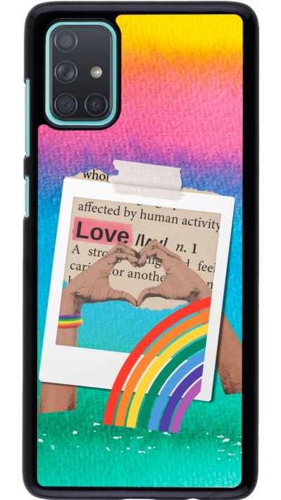 Coque Samsung Galaxy A71 - Valentine 2023 love is for everyone