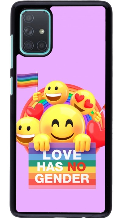 Coque Samsung Galaxy A71 - Valentine 2023 love has no gender