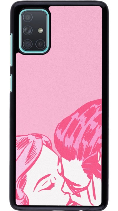 Coque Samsung Galaxy A71 - Valentine 2023 retro pink love