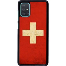 Hülle Samsung Galaxy A71 - Vintage Flag SWISS