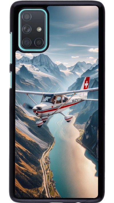 Coque Samsung Galaxy A71 - Vol Alpin Suisse