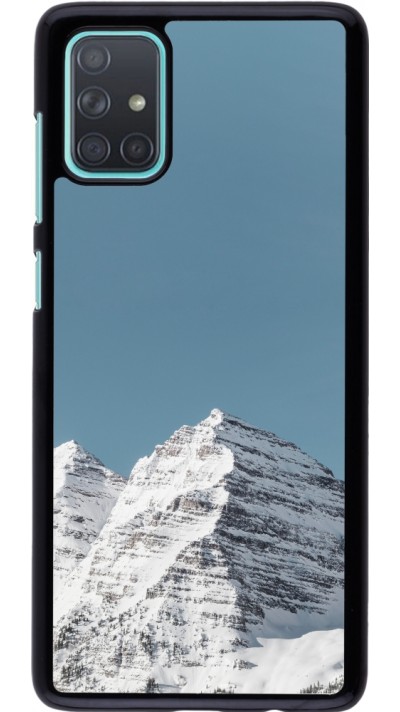Coque Samsung Galaxy A71 - Winter 22 blue sky mountain