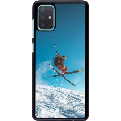 Samsung Galaxy A71 Case Hülle - Winter 22 Ski Jump