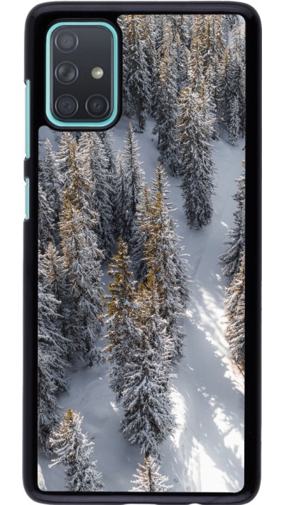 Coque Samsung Galaxy A71 - Winter 22 snowy forest