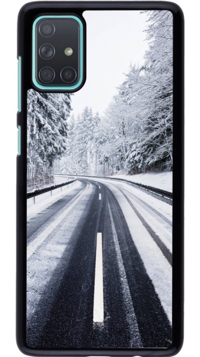 Coque Samsung Galaxy A71 - Winter 22 Snowy Road