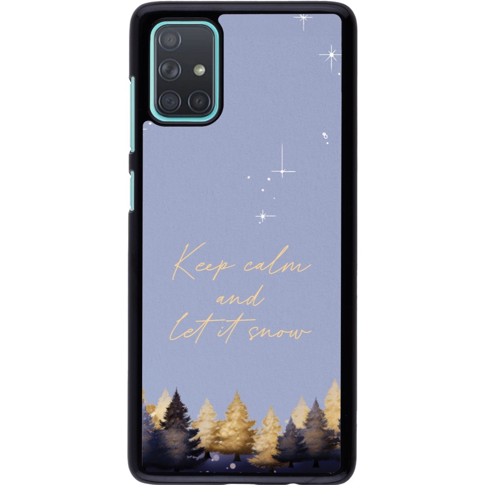 Samsung Galaxy A71 Case Hülle - Winter 25 Winter illustration of trees