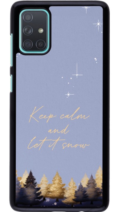 Samsung Galaxy A71 Case Hülle - Winter 25 Winter illustration of trees