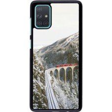 Samsung Galaxy A71 Case Hülle - Winter 25 Winter polar express