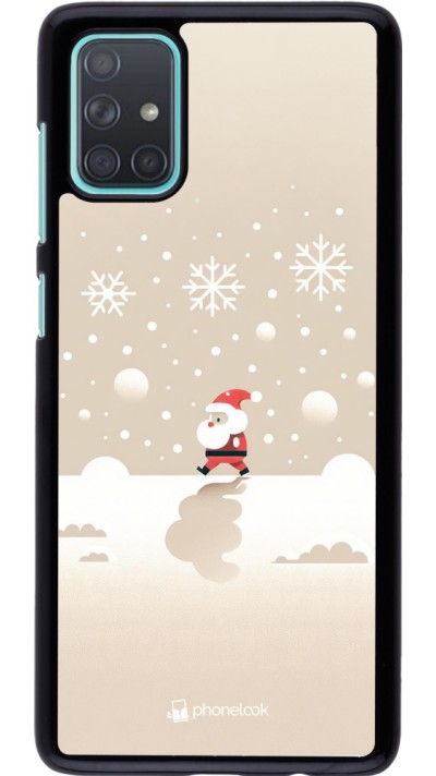Coque Samsung Galaxy A71 - Noël 2023 Minimalist Santa