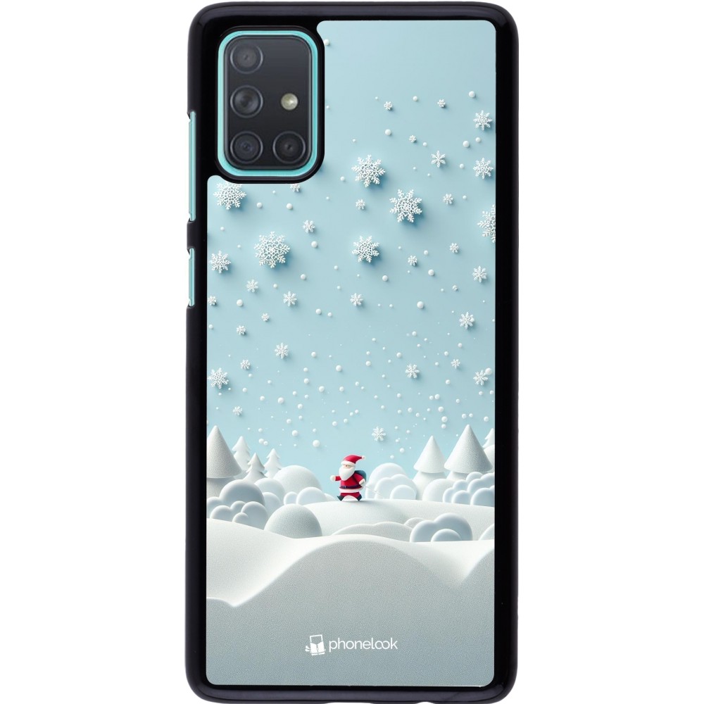 Samsung Galaxy A71 Case Hülle - Weihnachten 2023 Kleiner Vater Schneeflocke