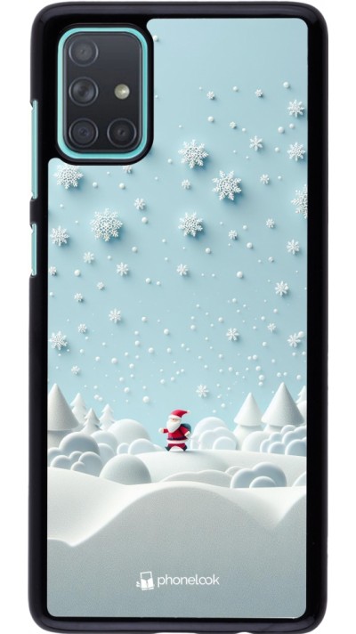Coque Samsung Galaxy A71 - Noël 2023 Petit Père Flocon