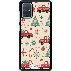 Samsung Galaxy A71 Case Hülle - Weihnachten 2024 Lkw Tanne