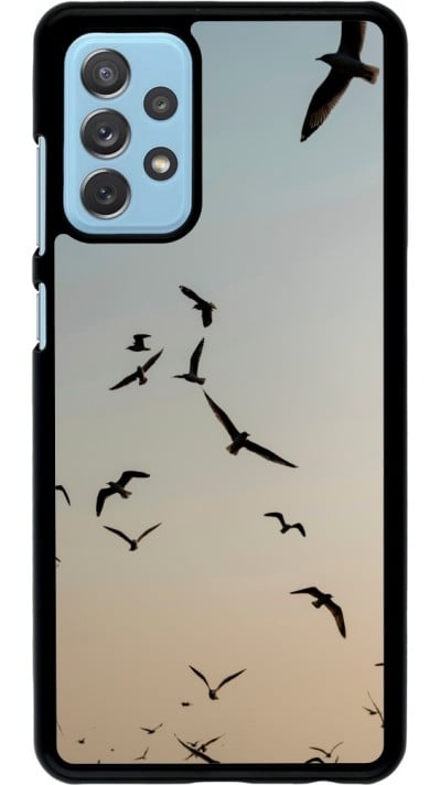 Samsung Galaxy A72 Case Hülle - Autumn 22 flying birds shadow