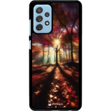 Samsung Galaxy A72 Case Hülle - Herbstlicher goldener Glanz