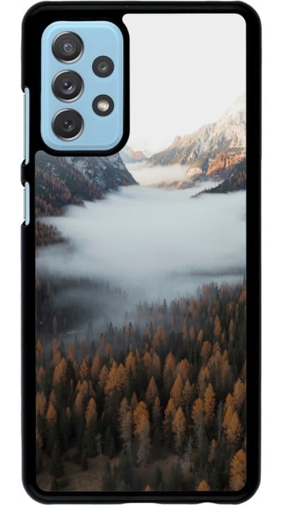 Samsung Galaxy A72 Case Hülle - Autumn 22 forest lanscape