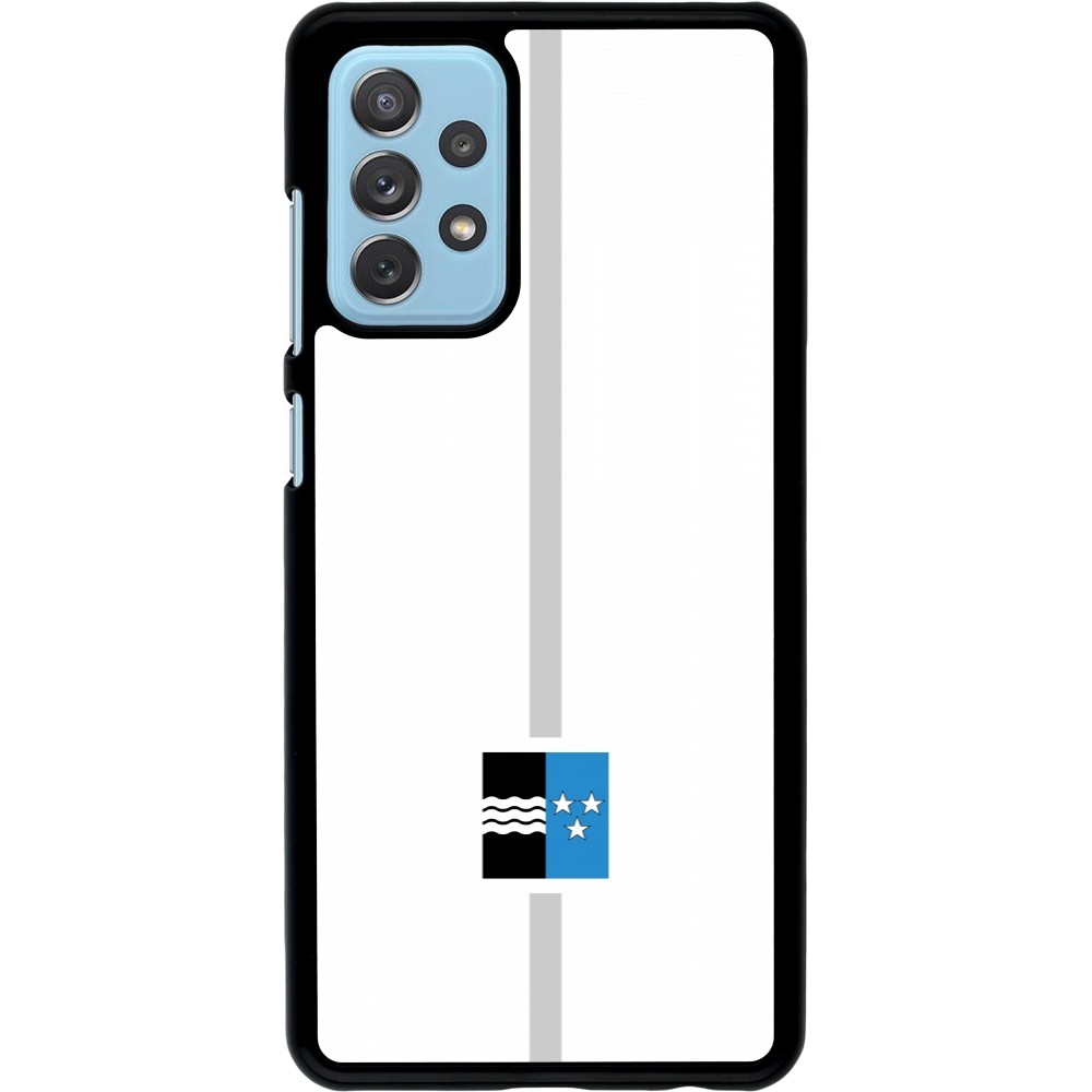 Samsung Galaxy A72 Case Hülle - Kanton AG weiss