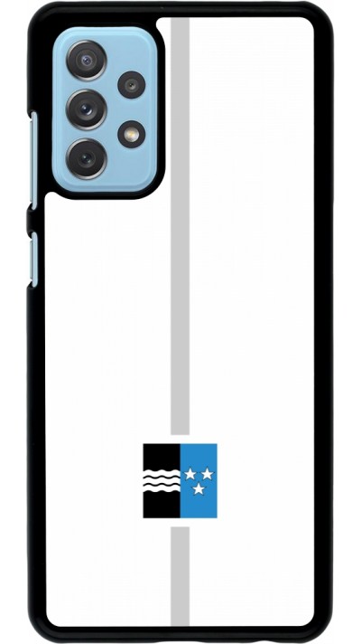 Samsung Galaxy A72 Case Hülle - Kanton AG weiss