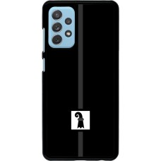 Samsung Galaxy A72 Case Hülle - Kanton BS schwarz