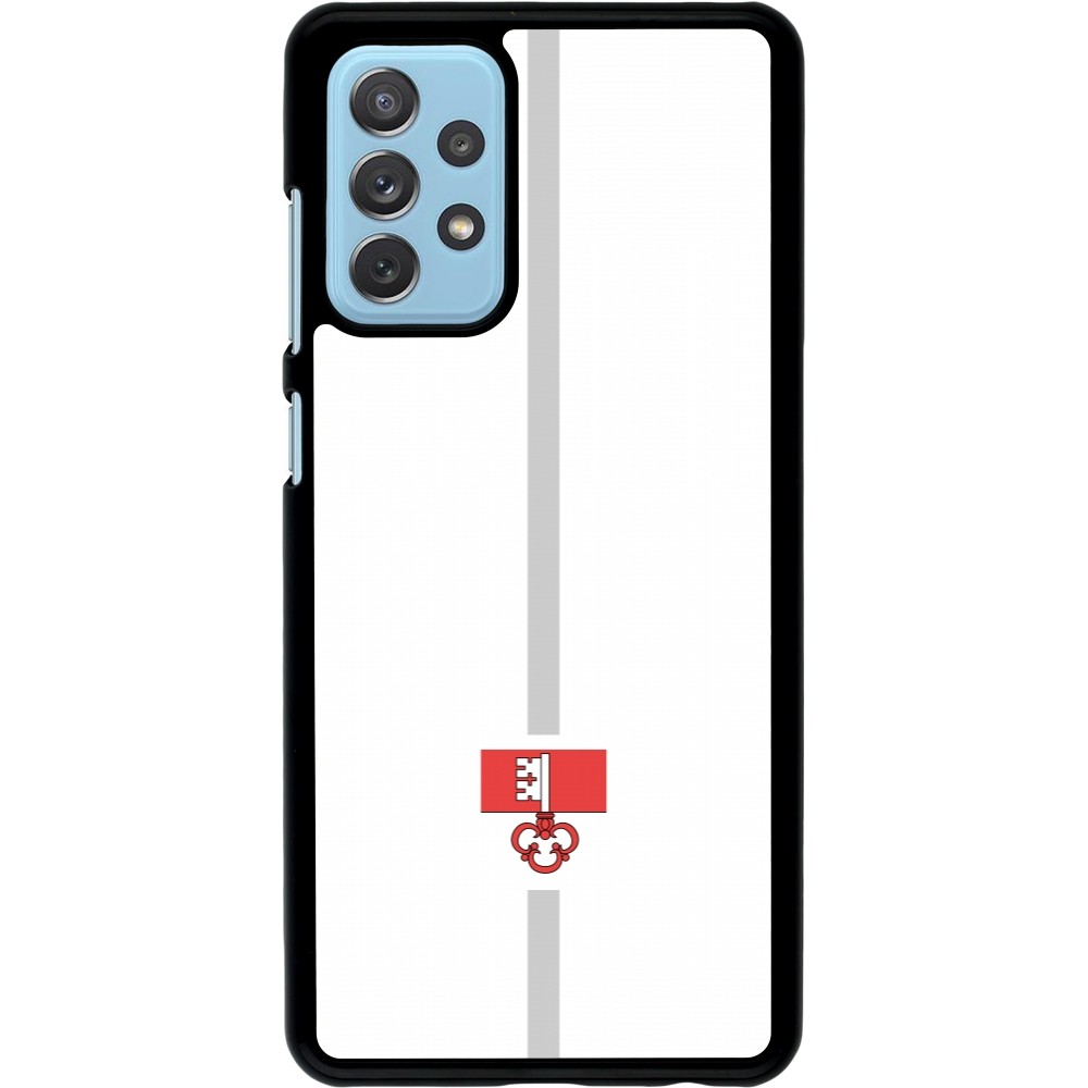 Samsung Galaxy A72 Case Hülle - Kanton OW weiss
