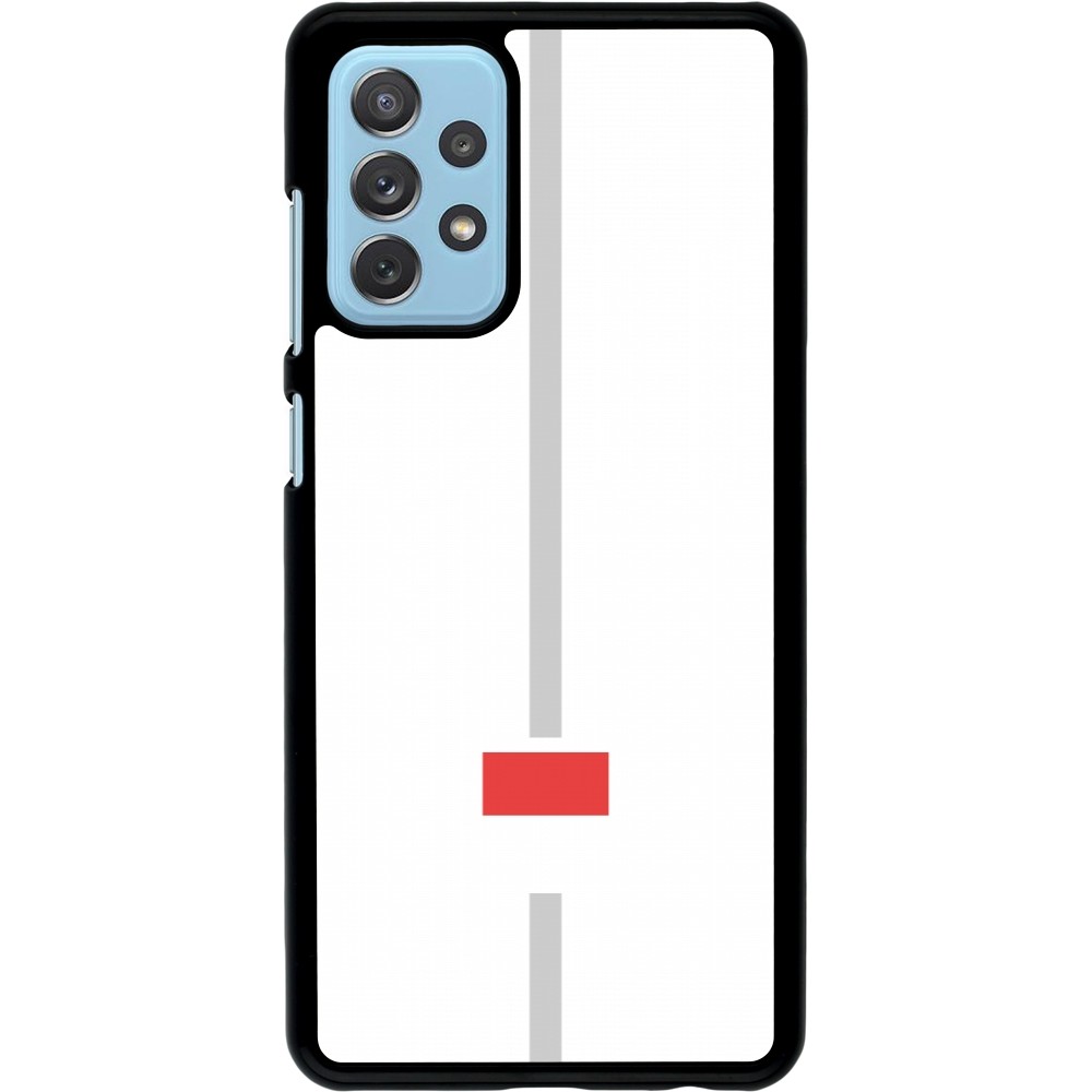 Samsung Galaxy A72 Case Hülle - Kanton SO weiss