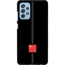 Samsung Galaxy A72 Case Hülle - Kanton SZ schwarz
