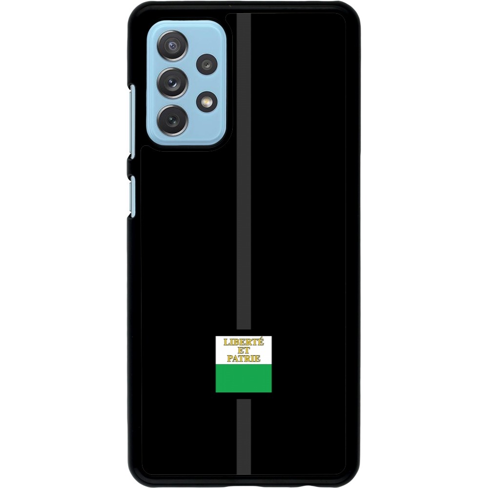 Samsung Galaxy A72 Case Hülle - Kanton VD schwarz