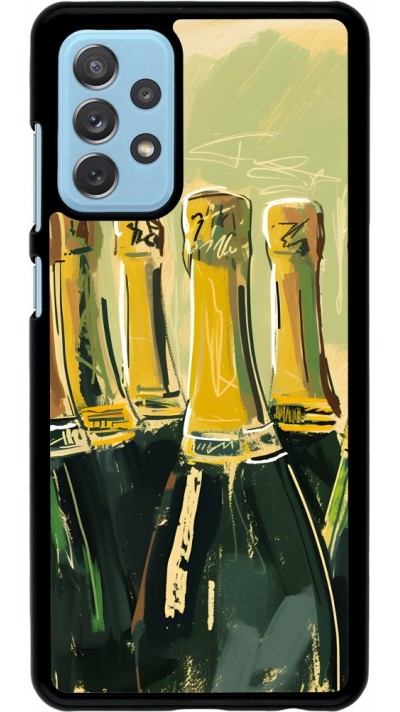 Samsung Galaxy A72 Case Hülle - Champagne Malerei