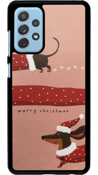 Coque Samsung Galaxy A72 - Christmas 25 Teckel Merry Xmas