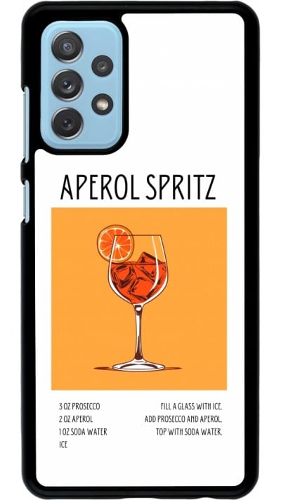 Samsung Galaxy A72 Case Hülle - Cocktail Rezept Aperol Spritz