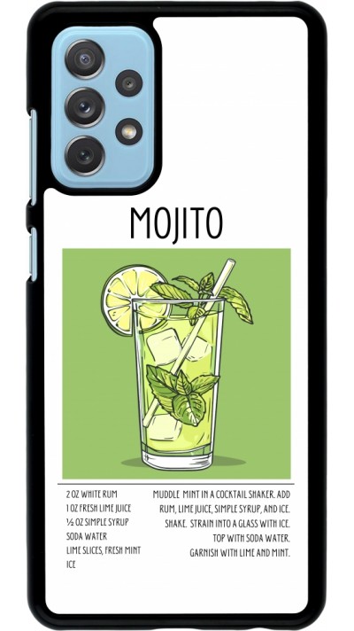 Samsung Galaxy A72 Case Hülle - Cocktail Rezept Mojito