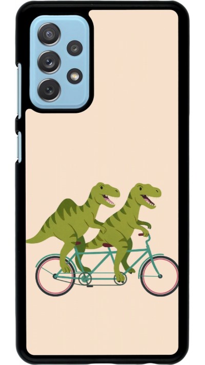 Samsung Galaxy A72 Case Hülle - Dinosaurs on bikes 2026