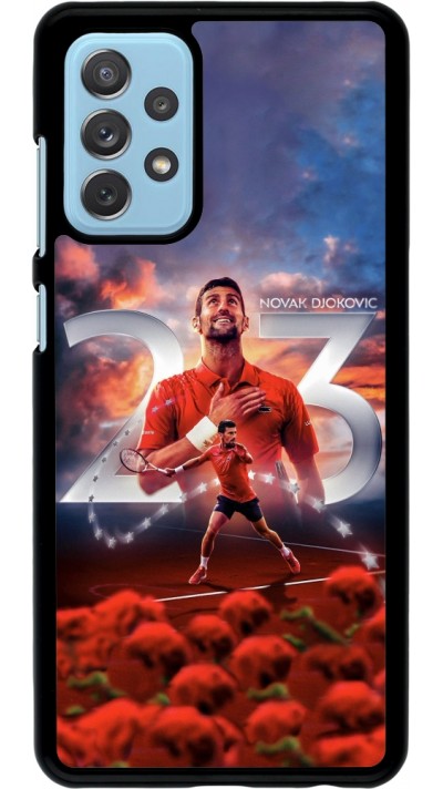 Samsung Galaxy A72 Case Hülle - Djokovic 23 Grand Slam