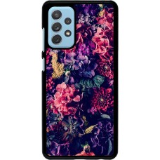 Coque Samsung Galaxy A72 - Flowers Dark
