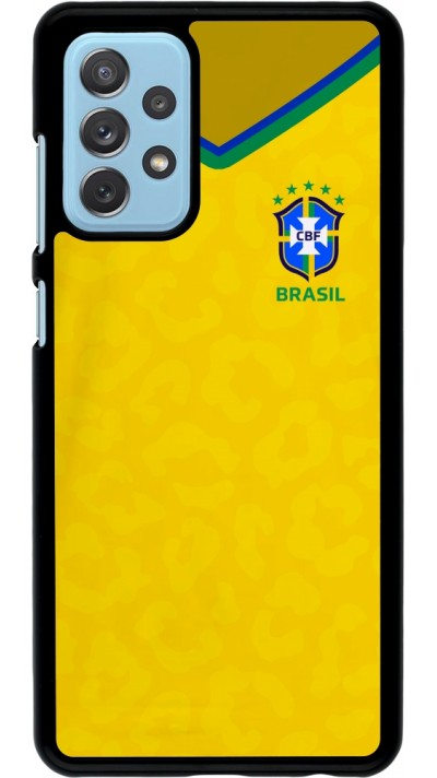 Coque Samsung Galaxy A72 - Maillot de football Brésil 2022 personnalisable