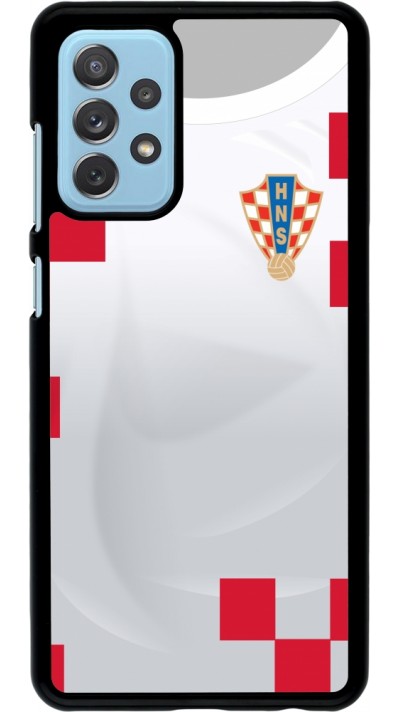 Coque Samsung Galaxy A72 - Maillot de football Croatie 2022 personnalisable