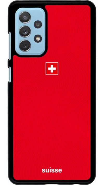 Samsung Galaxy A72 Case Hülle - Schweiz 2026 personalisierbares Fussballtrikot